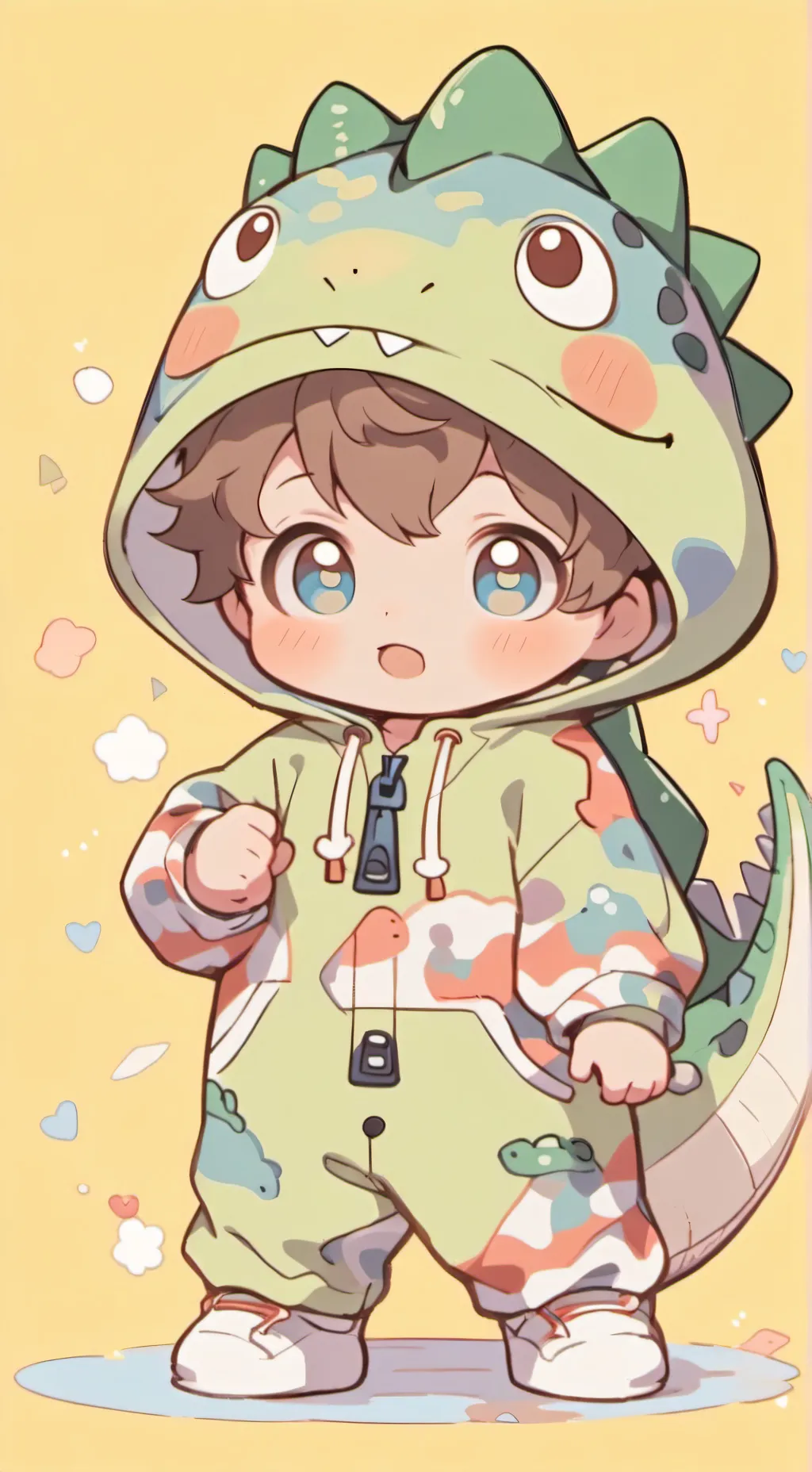 ai character: Adrien background