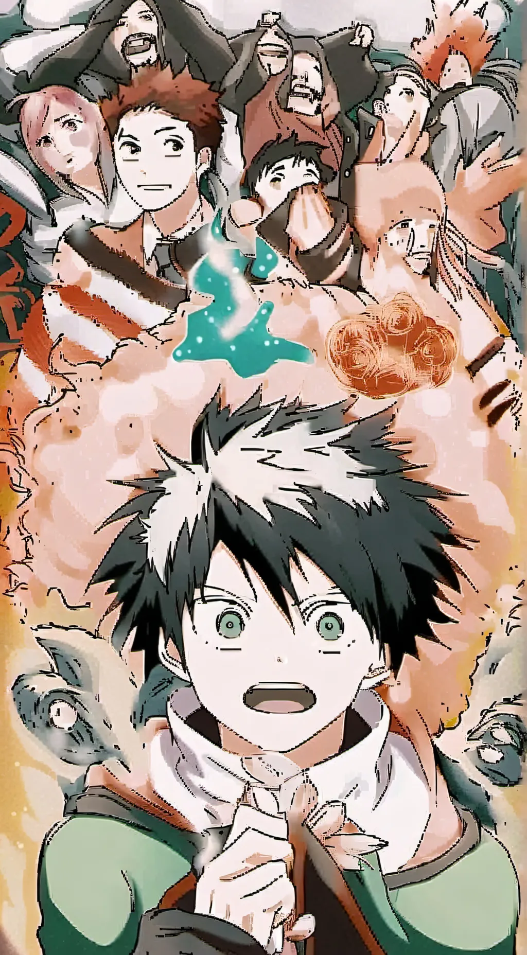 ai character: BNHA/AU infección background