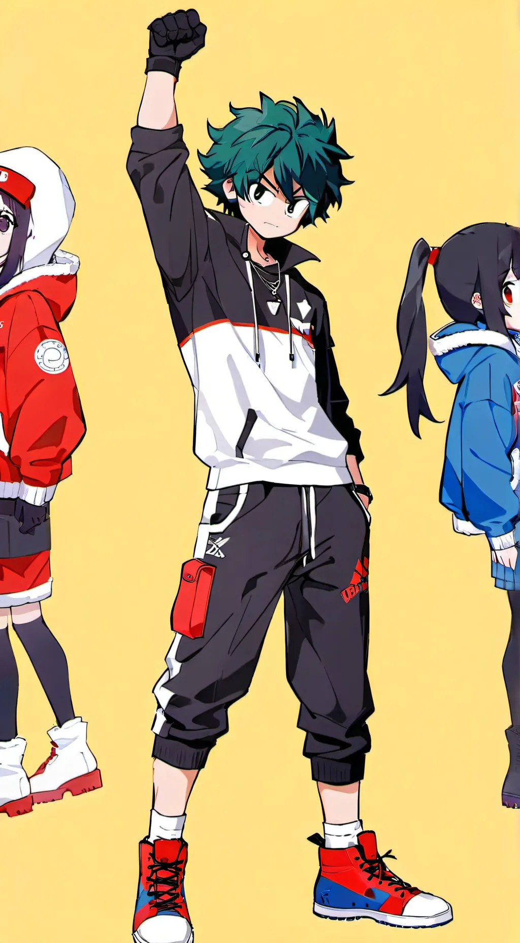 ai character: mha×tu background