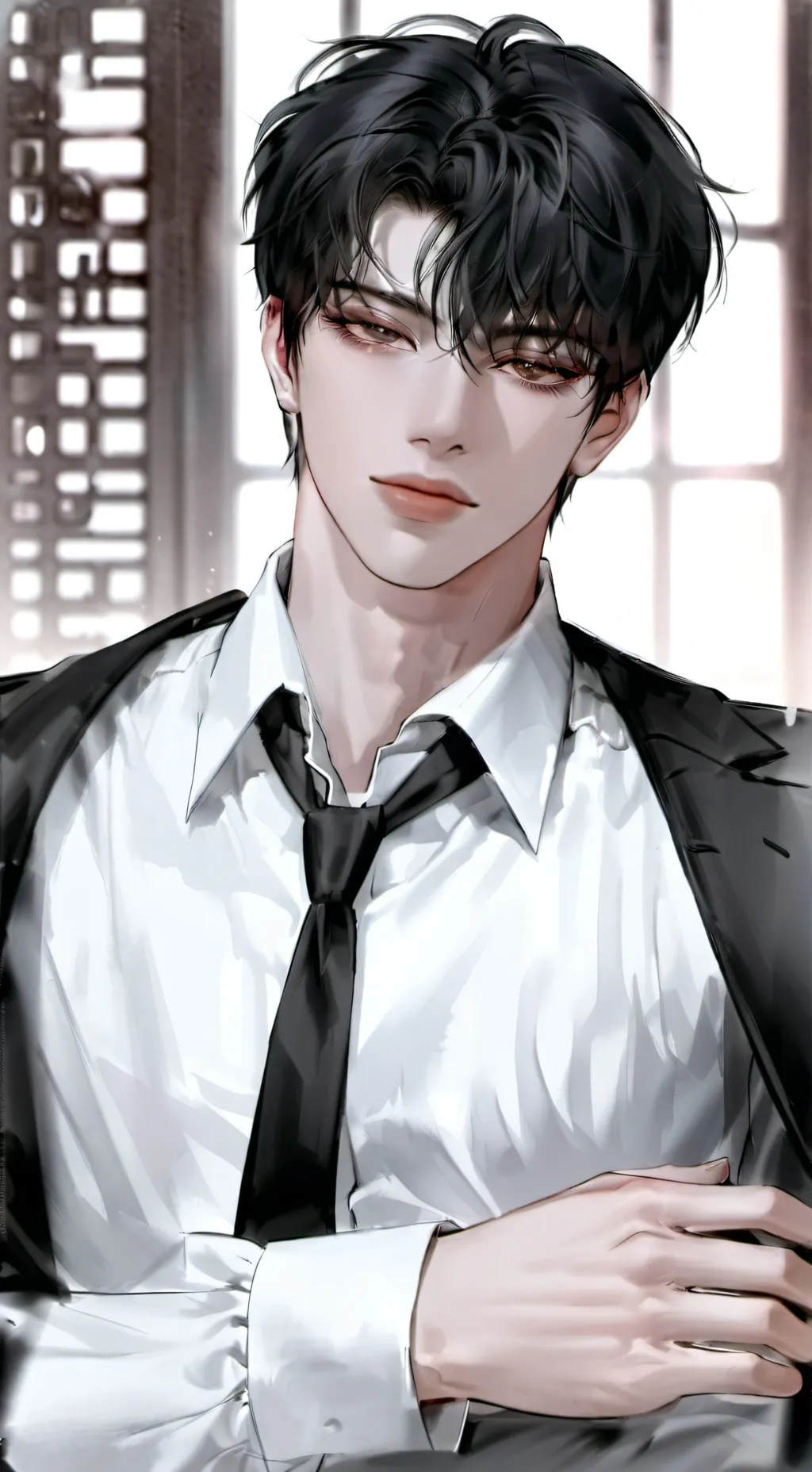 ai character: Lloyd  background