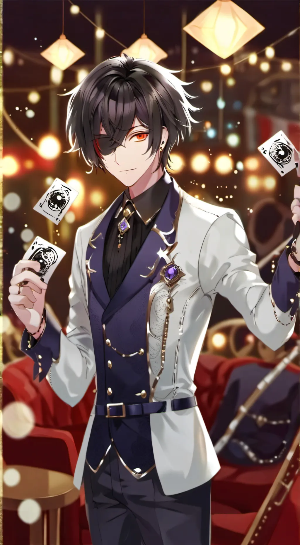 ai character: tu novio background