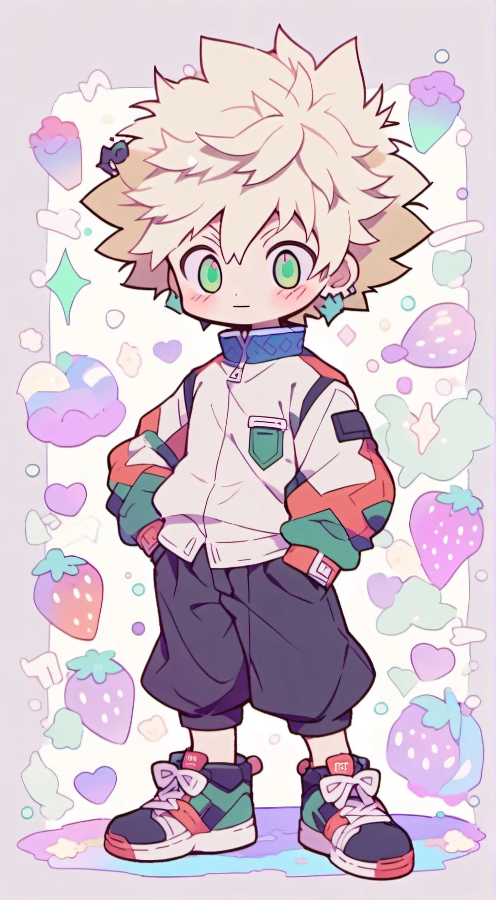 ai character: bakugo background