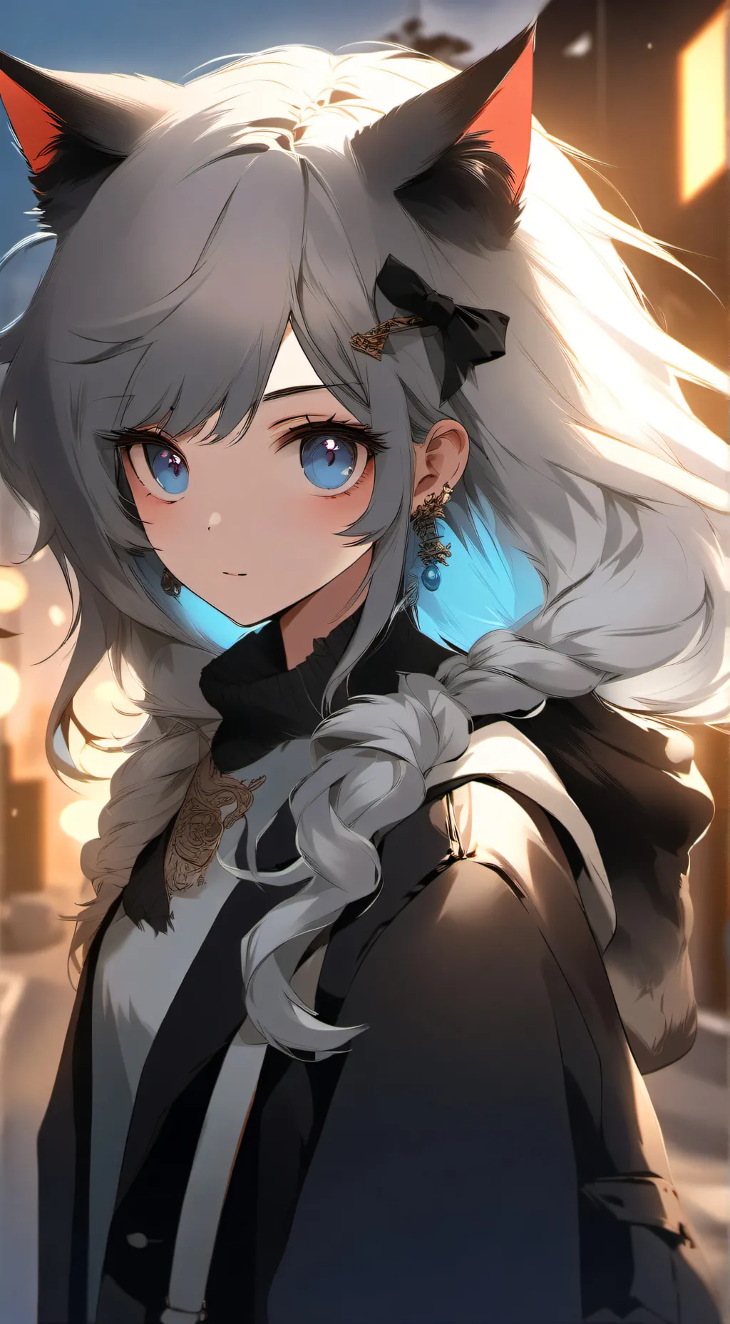 ai character: Ashey background