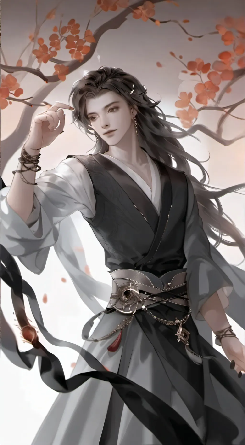 ai character: asher Hanson  background