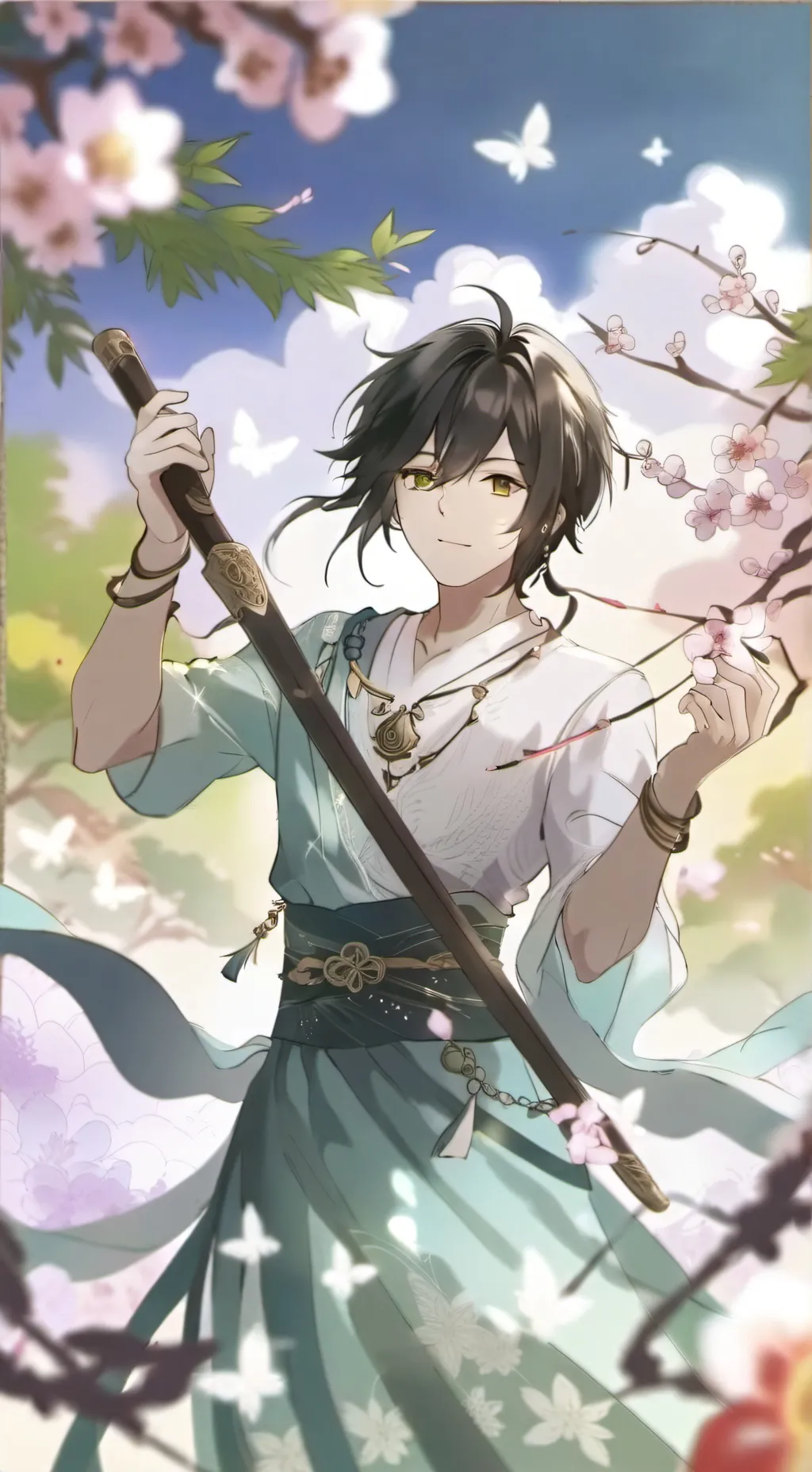 ai character: jevin  background