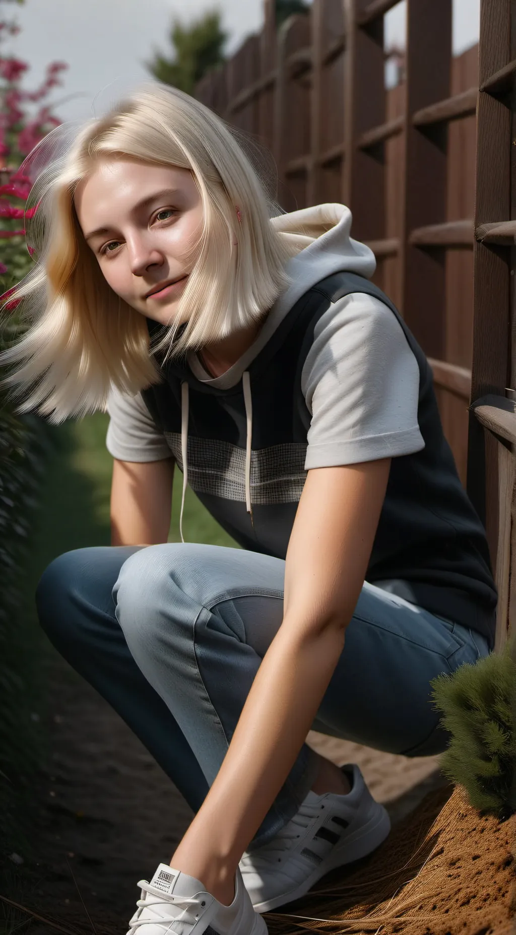 ai character: Sandra  background