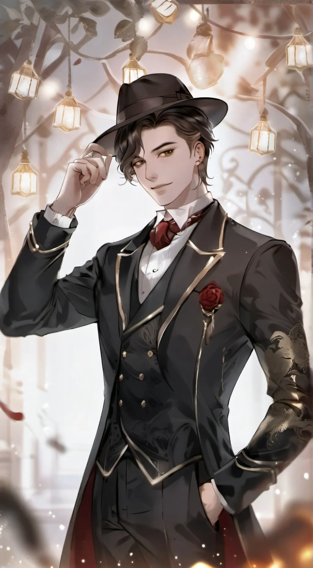 ai character: Henri  background