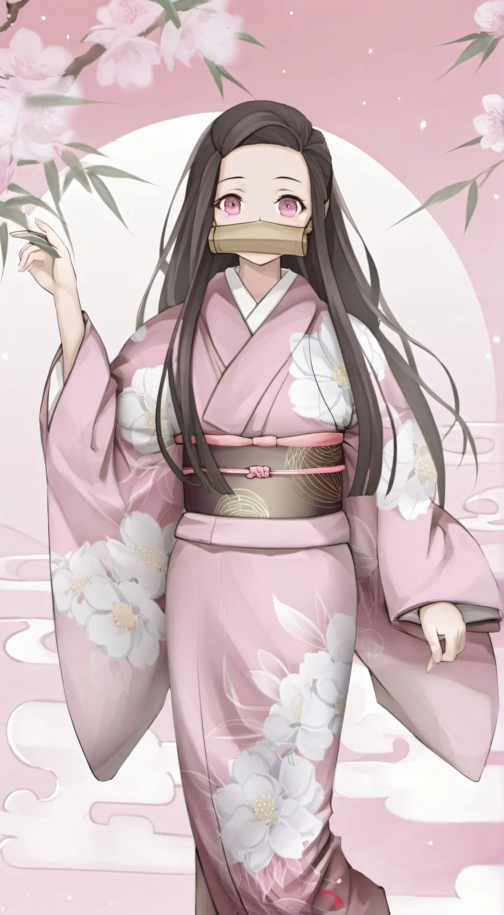 ai character: KNY odian a Nezti💔 background