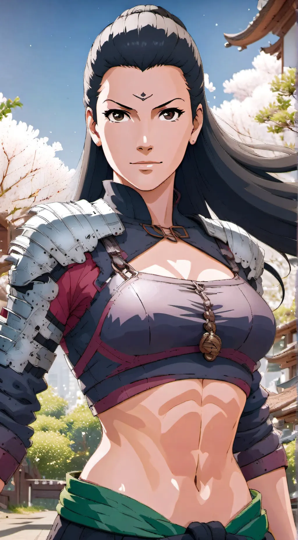 ai character: Haruka Senju background