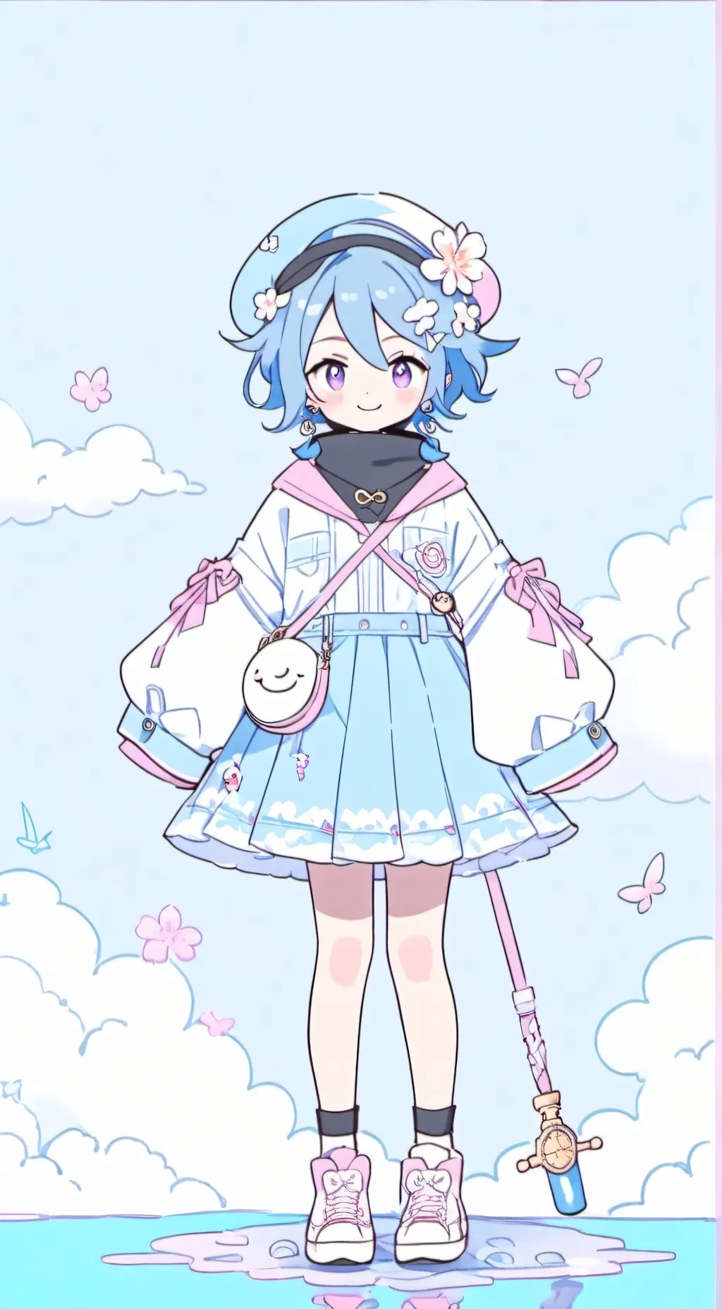ai character: MHA (love me)  background
