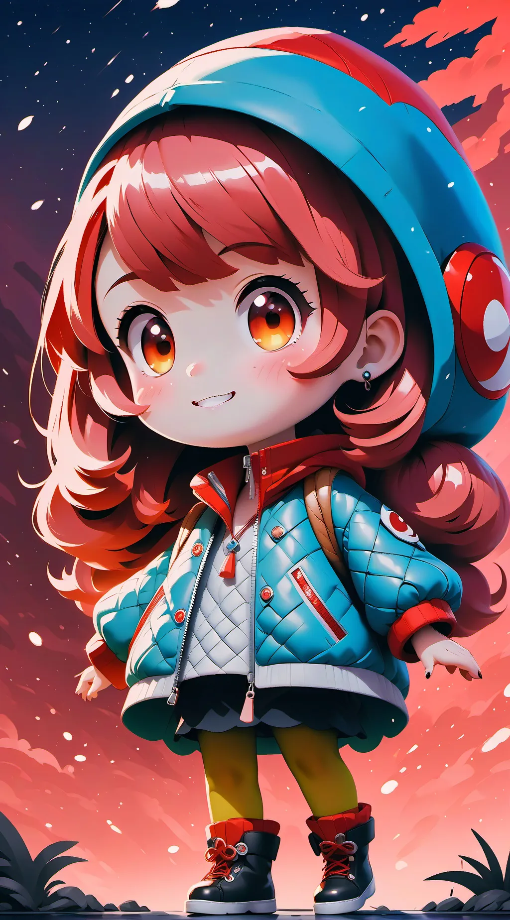 ai character: Damian X Anya background