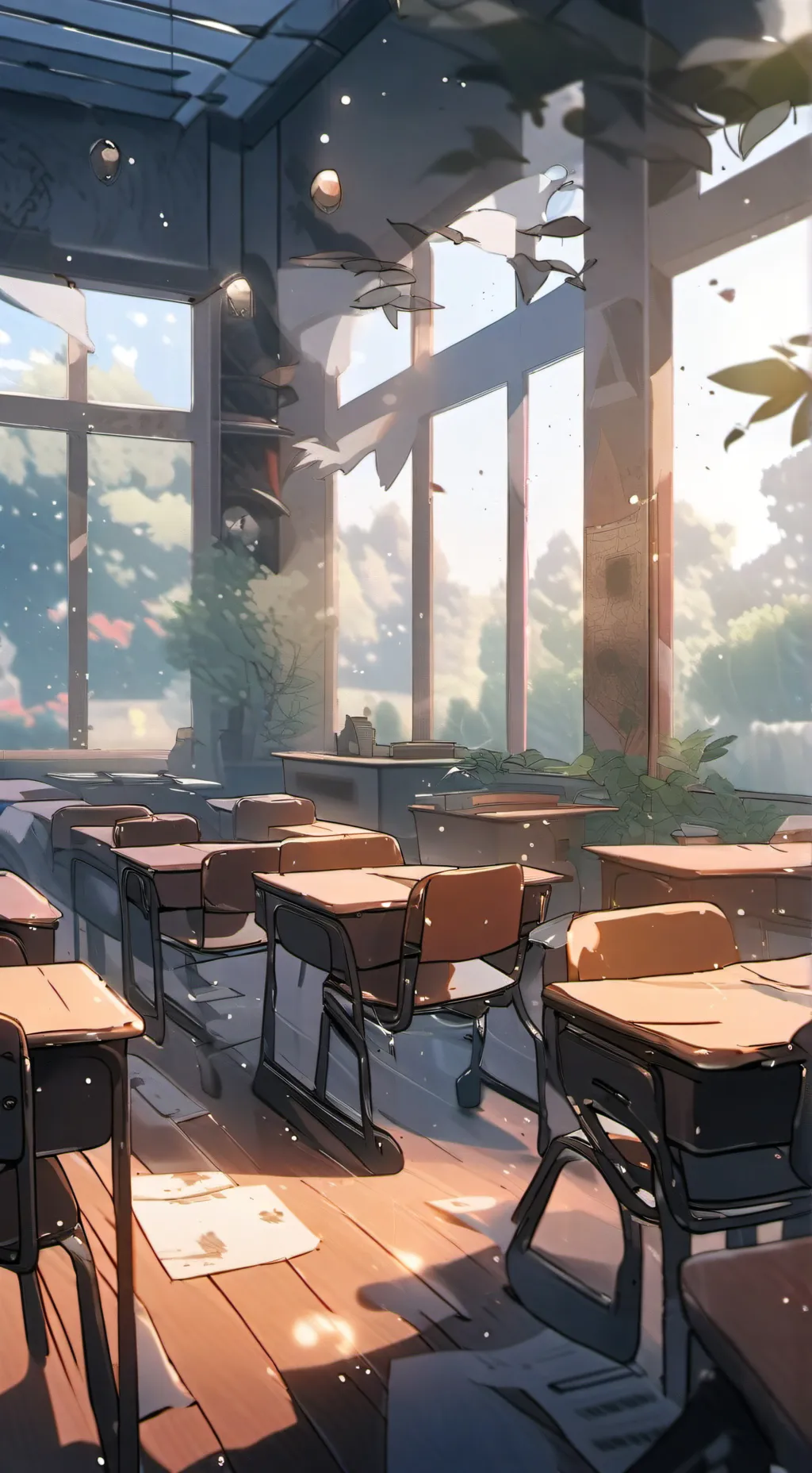 ai character: new school background