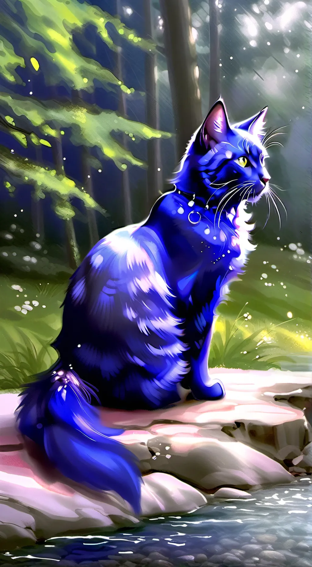 ai character: •River'Paw• background