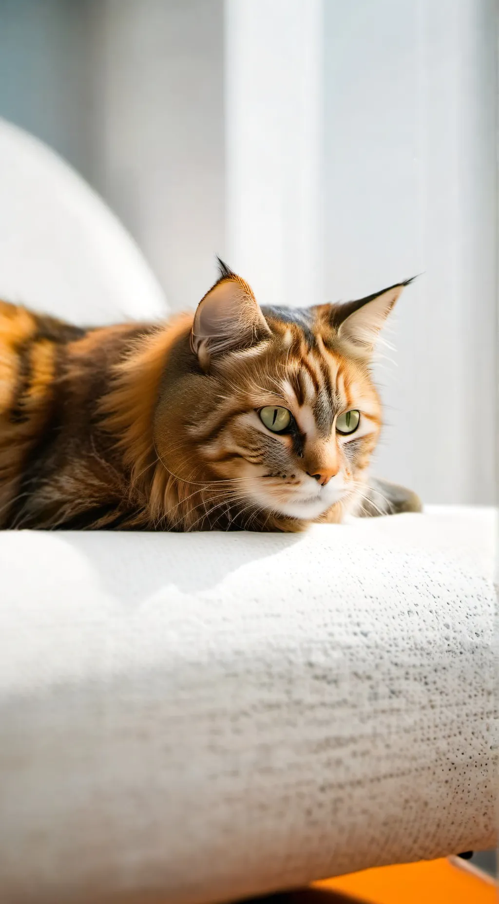 ai character: Deine katze background