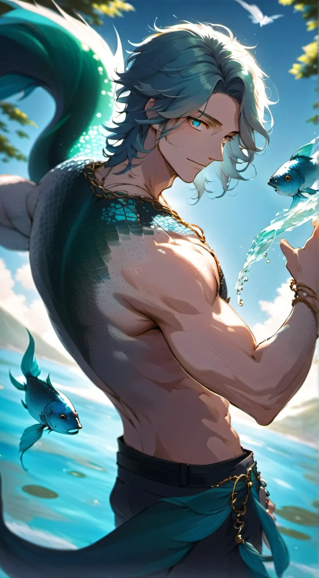 Talkie AI - Chat with Caspian (Merman)