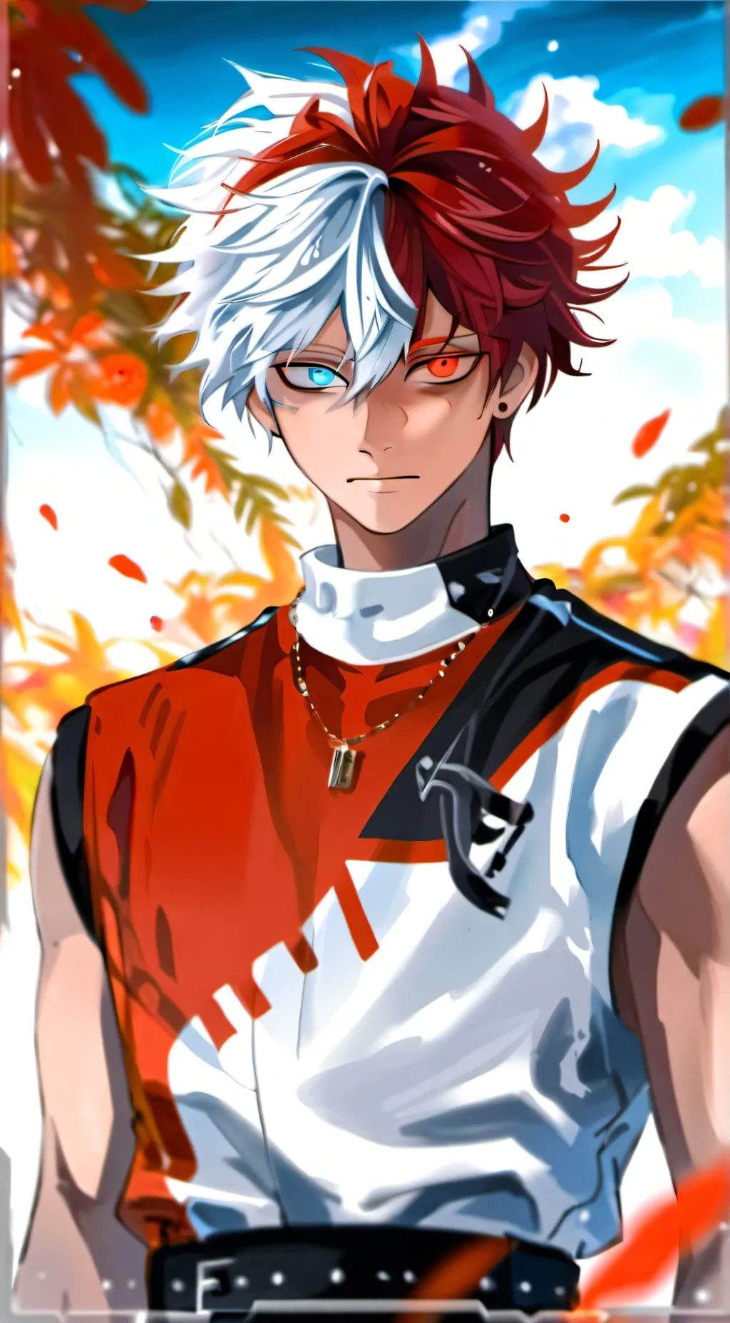 ai character: todobakudeku  background