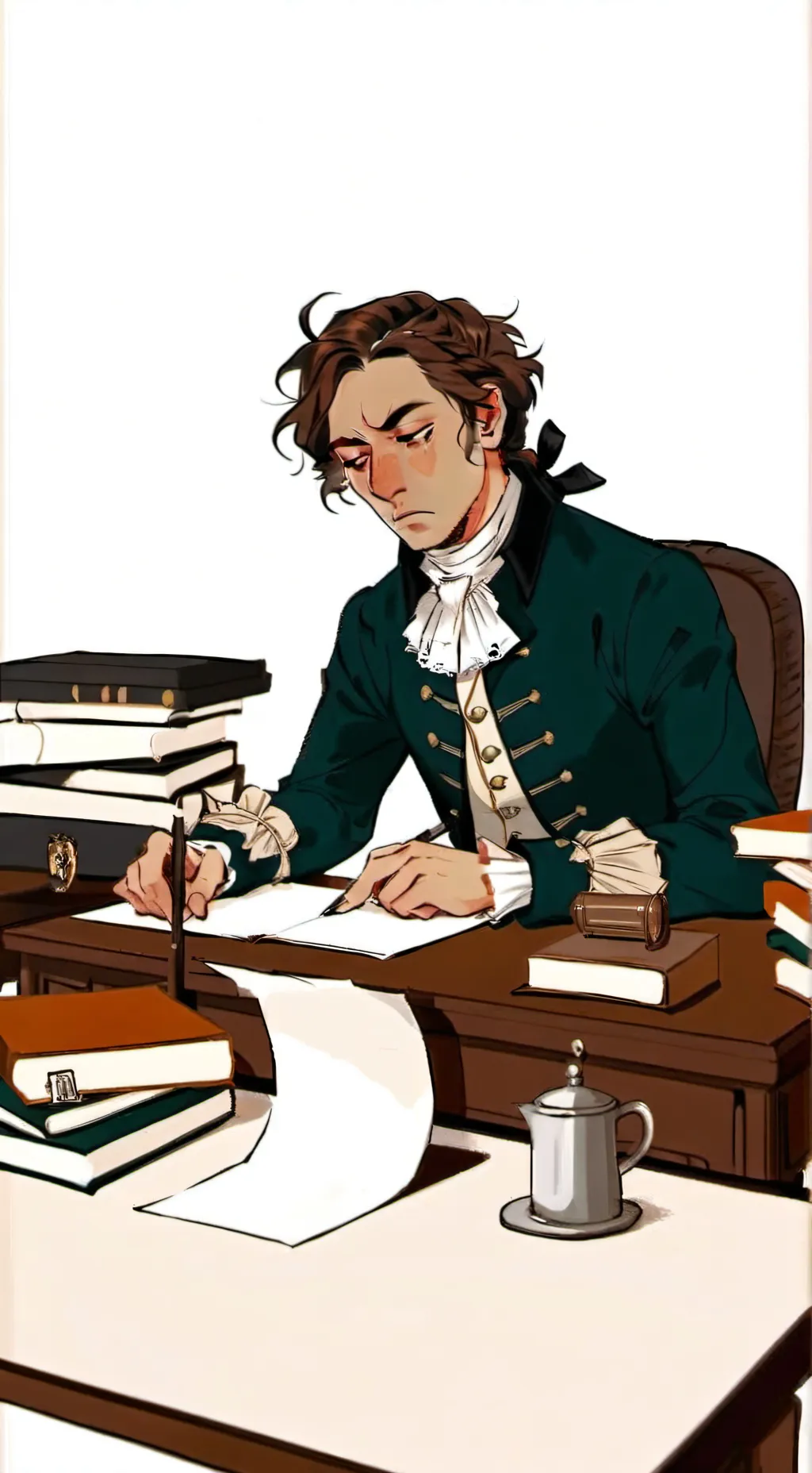 ai character: Alexander Hamilton background