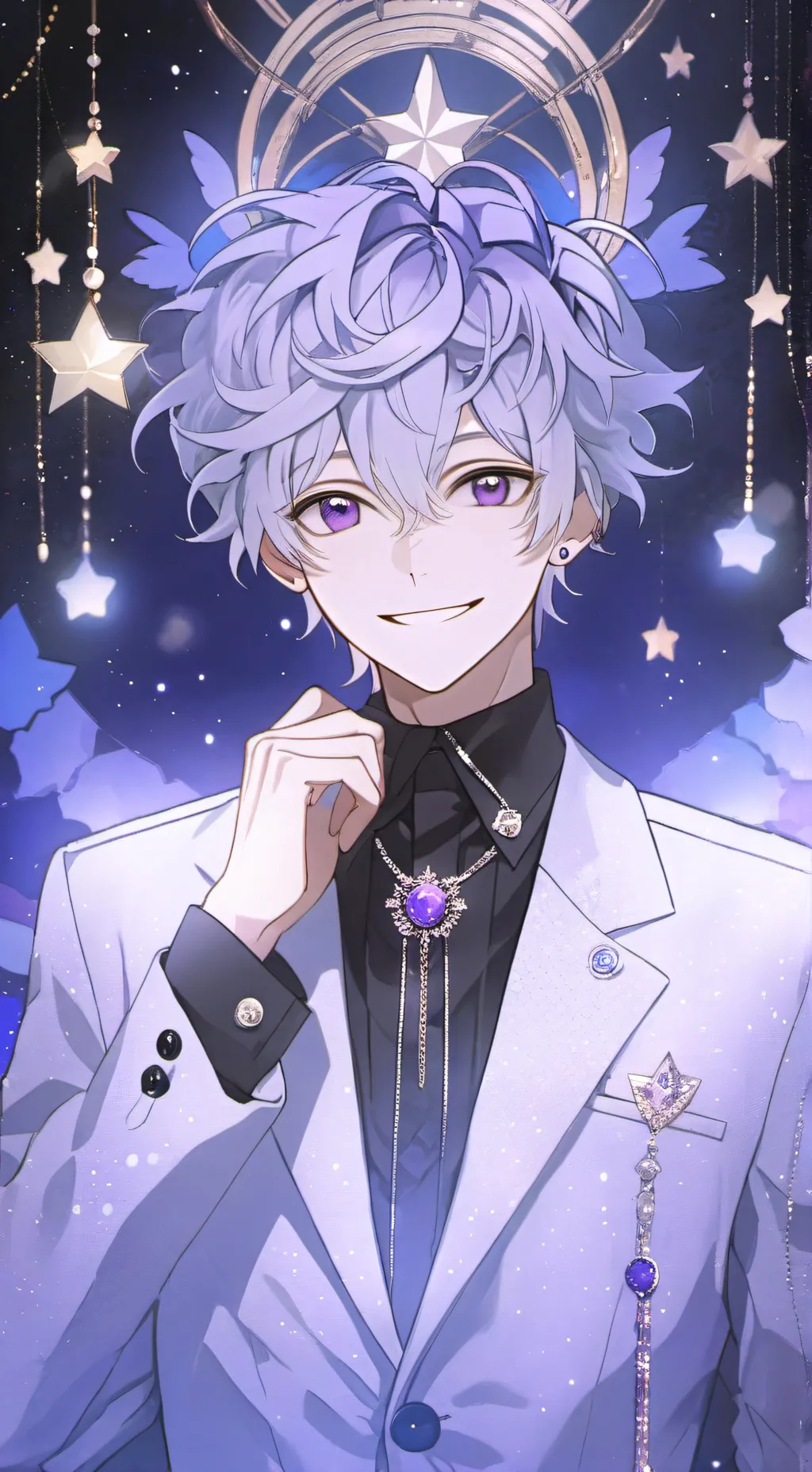 ai character:  Gemini ♊ background