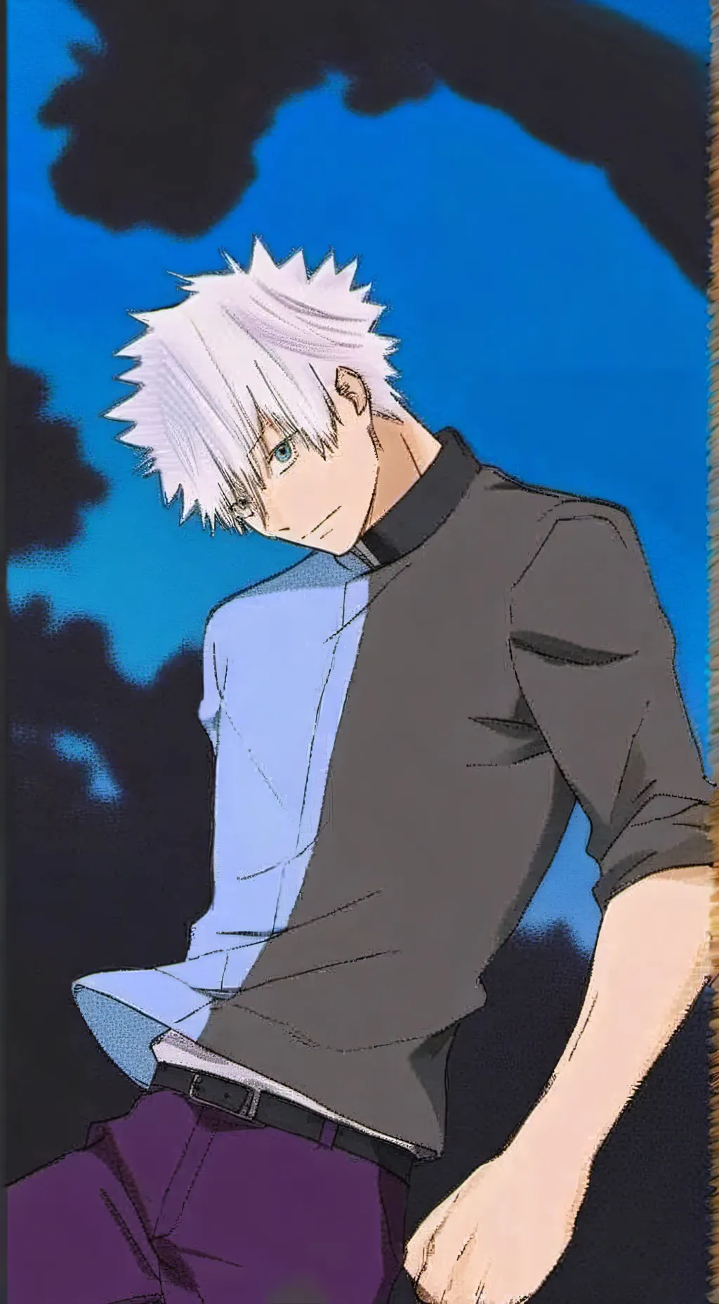 ai character: Satoru gojo background