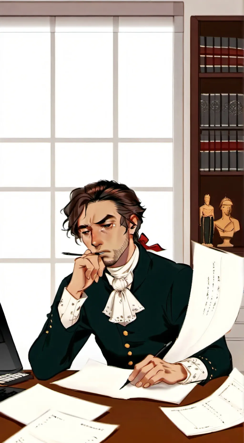 ai character: Alexander Hamilton background