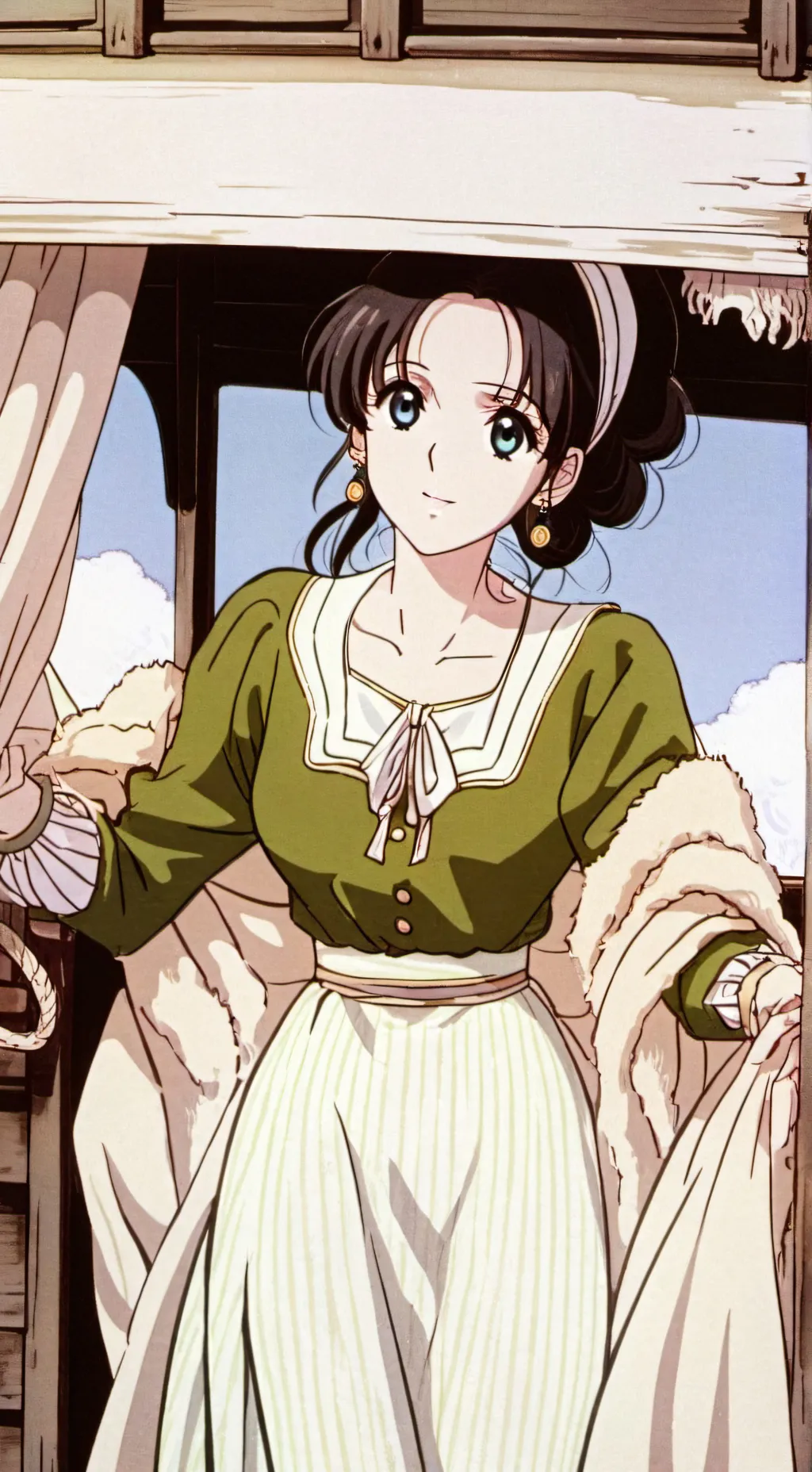 ai character: Amanda  background