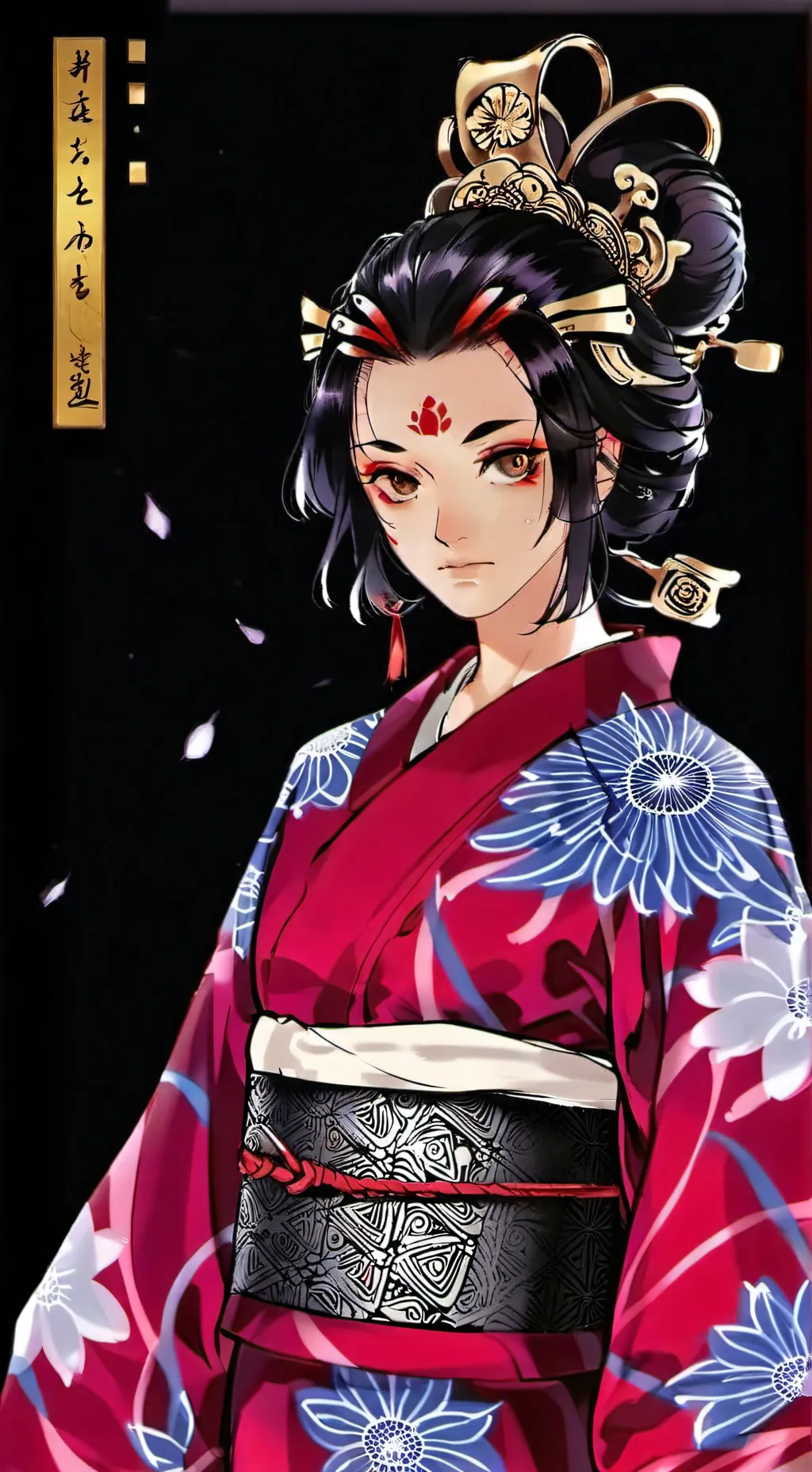 ai character: 水晶 : cristal background