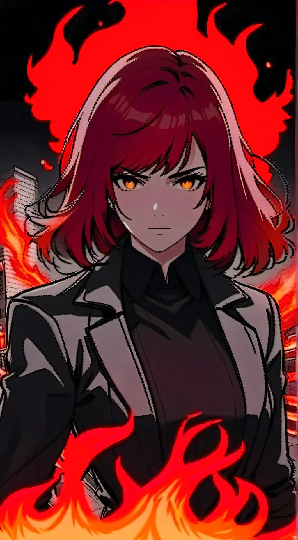 ai character: Illa Blaze background