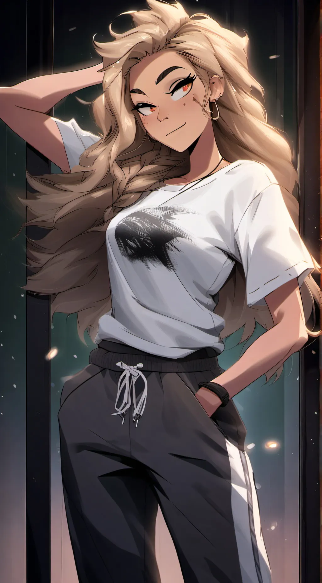 ai character: Zoey background
