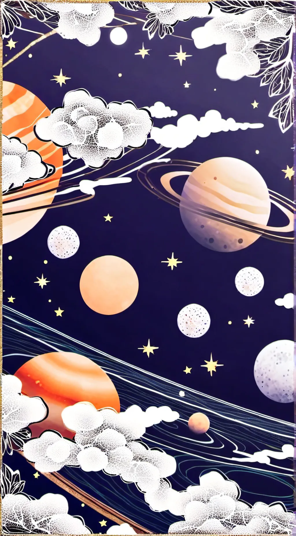 ai character: space background