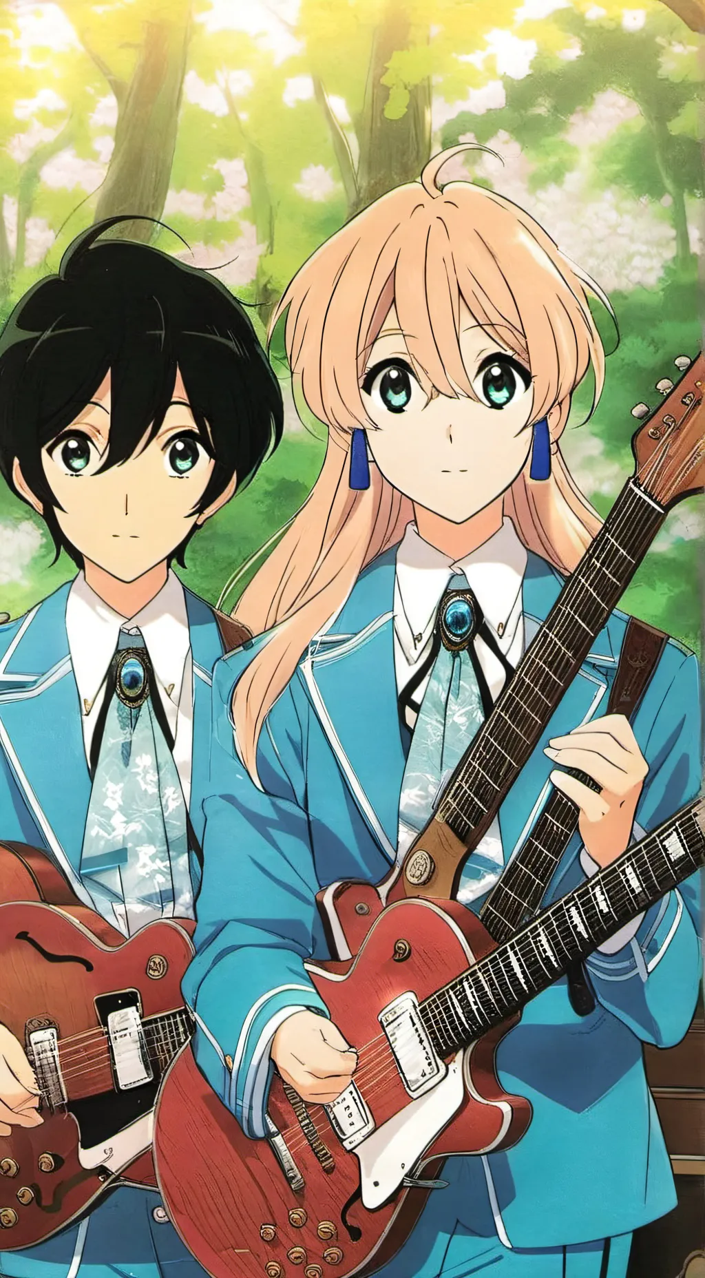 ai character: AMS band background