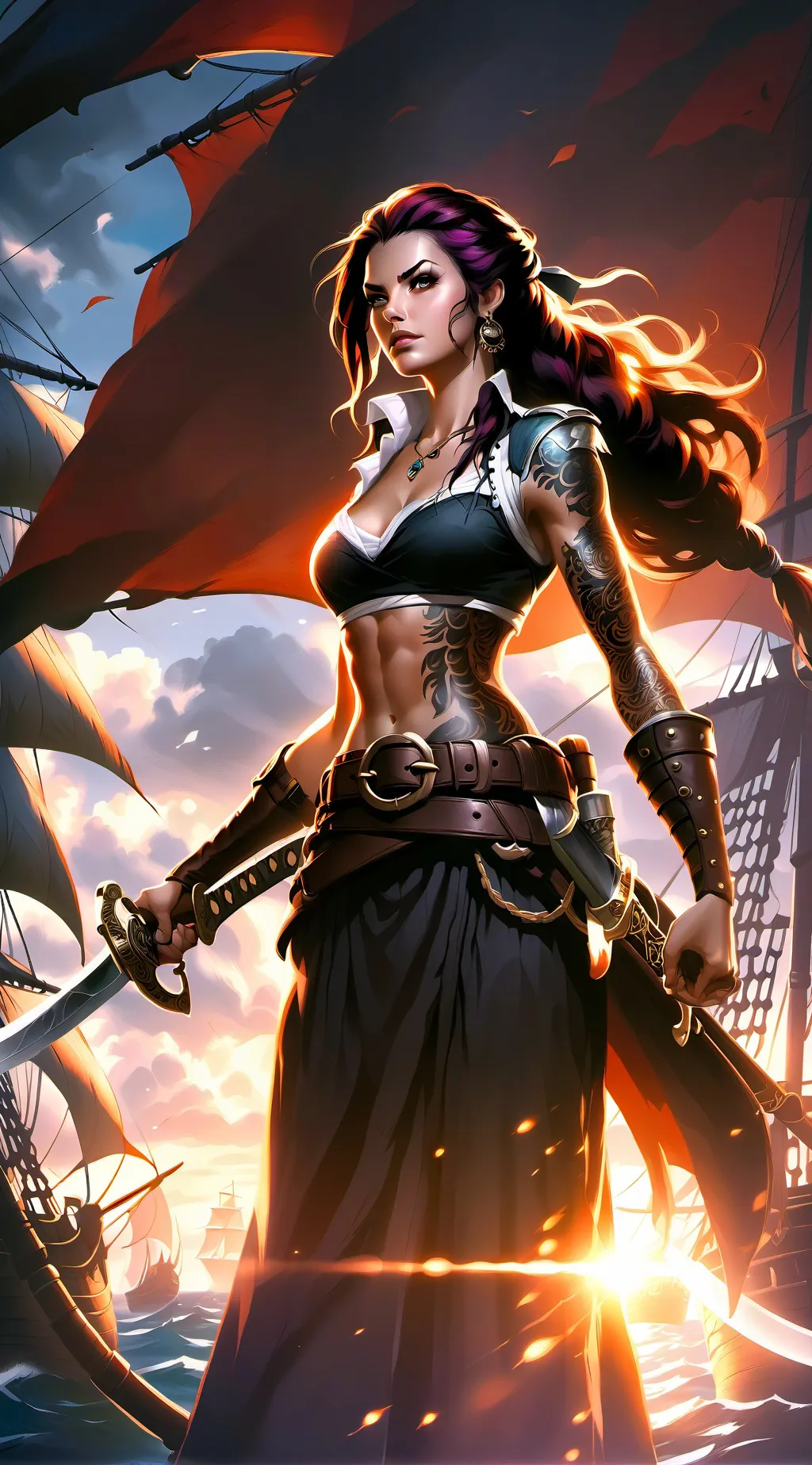 ai character: Captain Blake  background