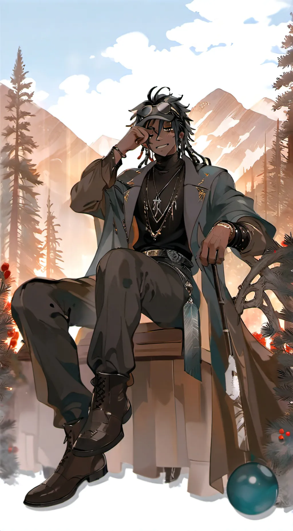 ai character: yotin  background