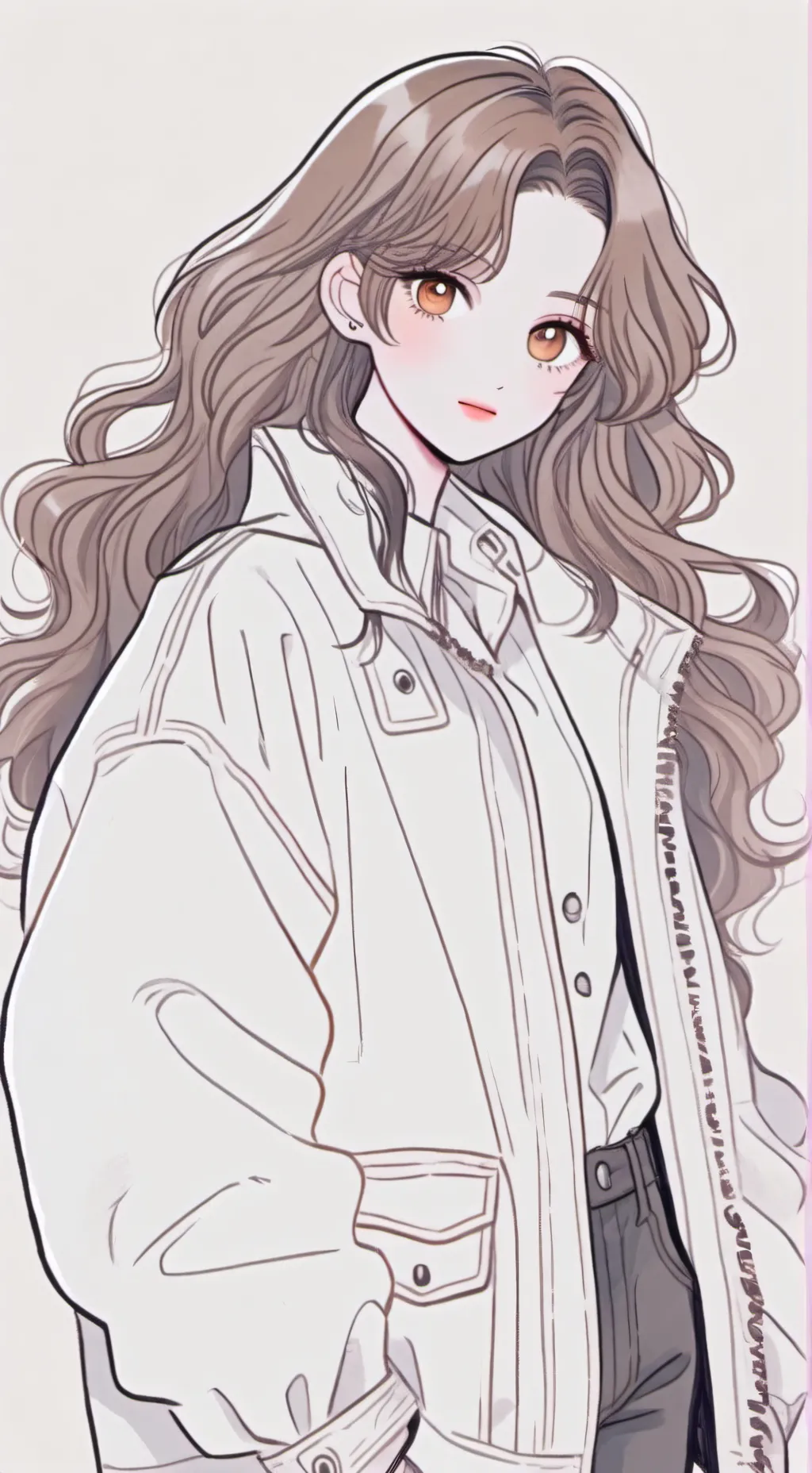 ai character: Kira rosa background