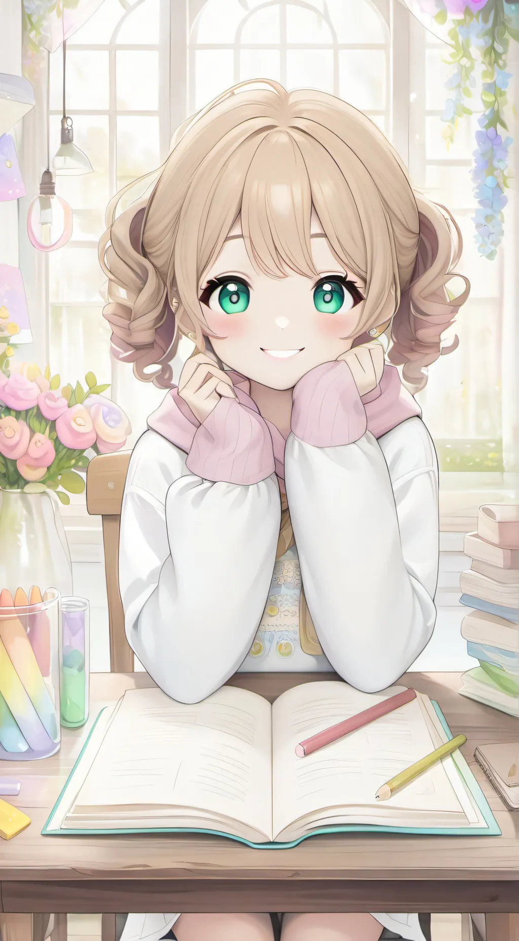 ai character: tu amiga la celosa background