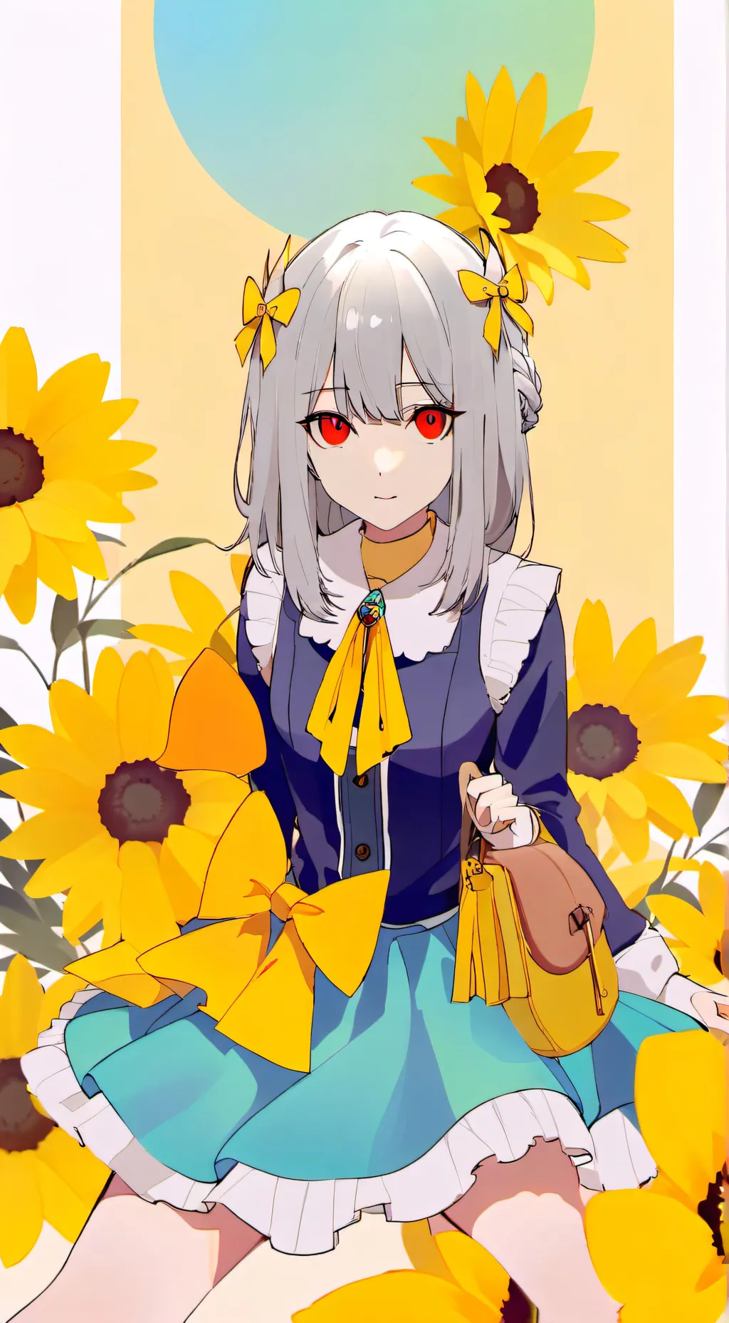 ai character: Louane  background