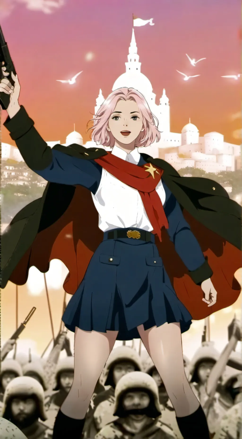 ai character: BattleGirls 6 background