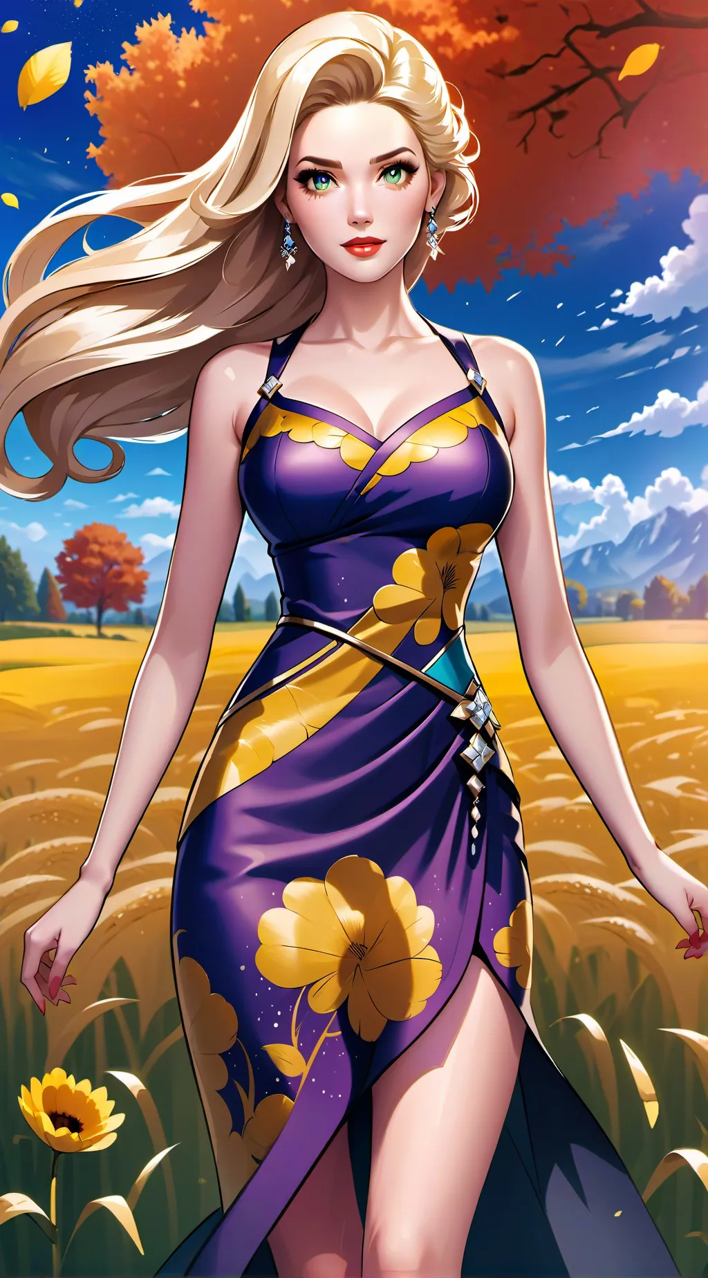 ai character: Lisa  background