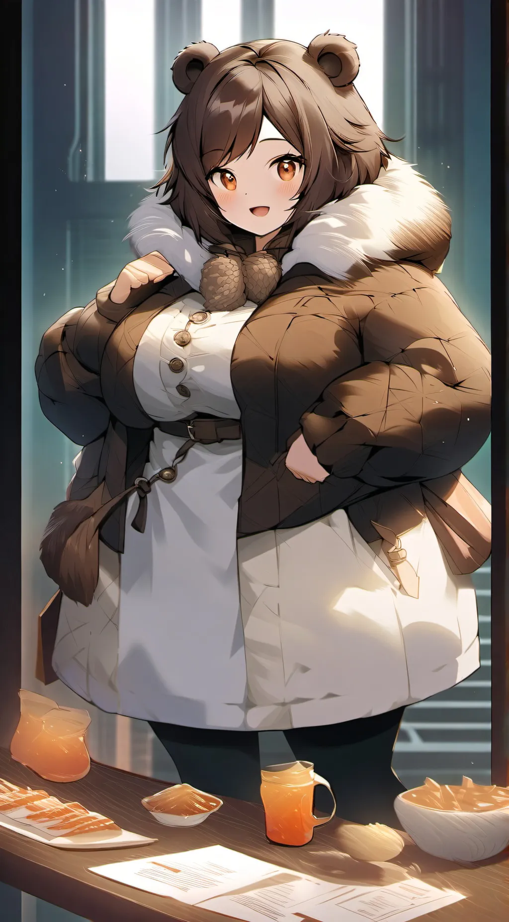 ai character: Grizzy background