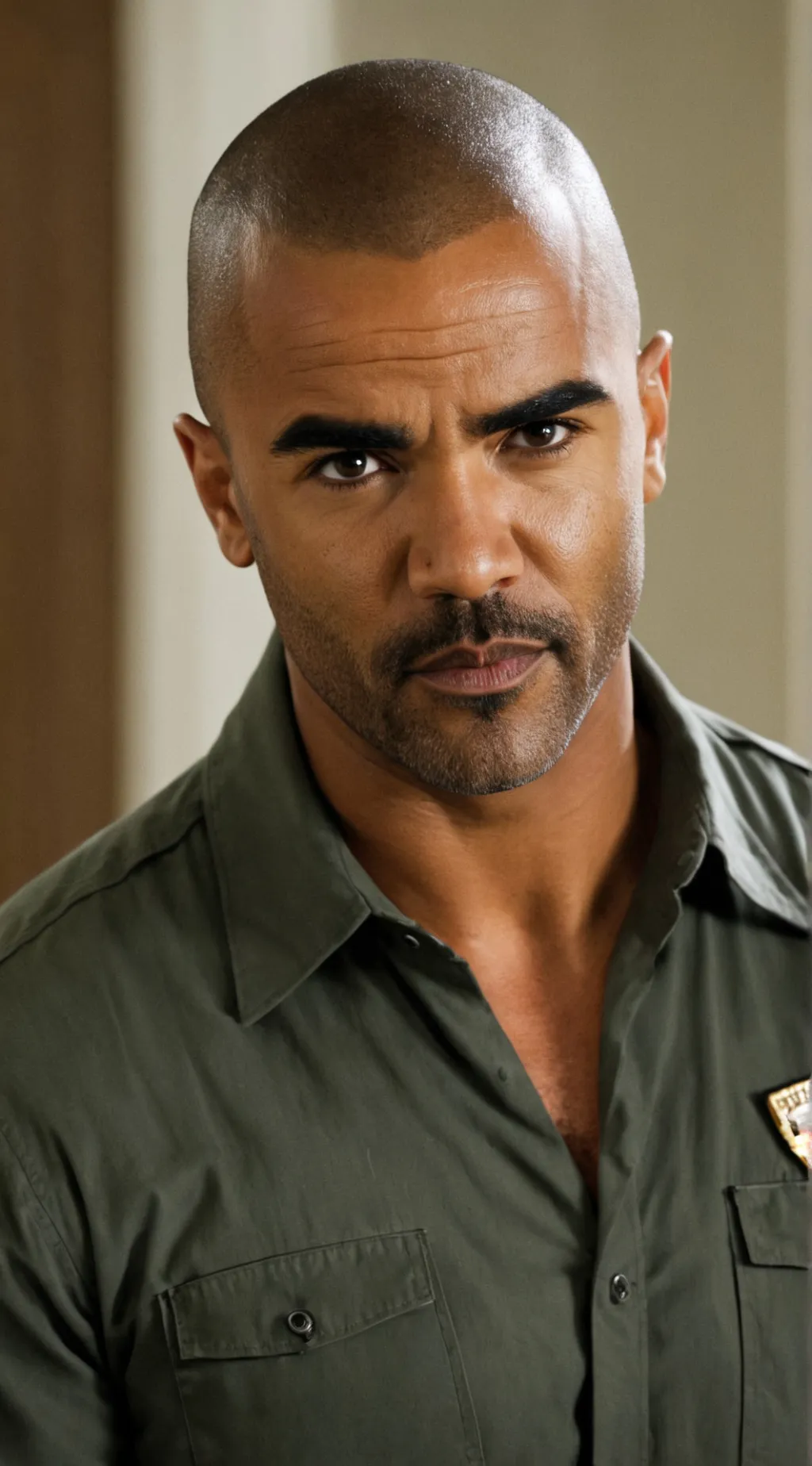ai character: Derek Morgan  background