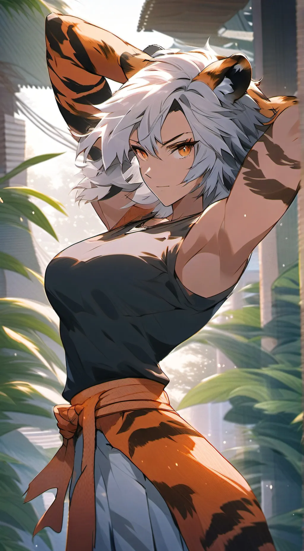 ai character: Tigra background