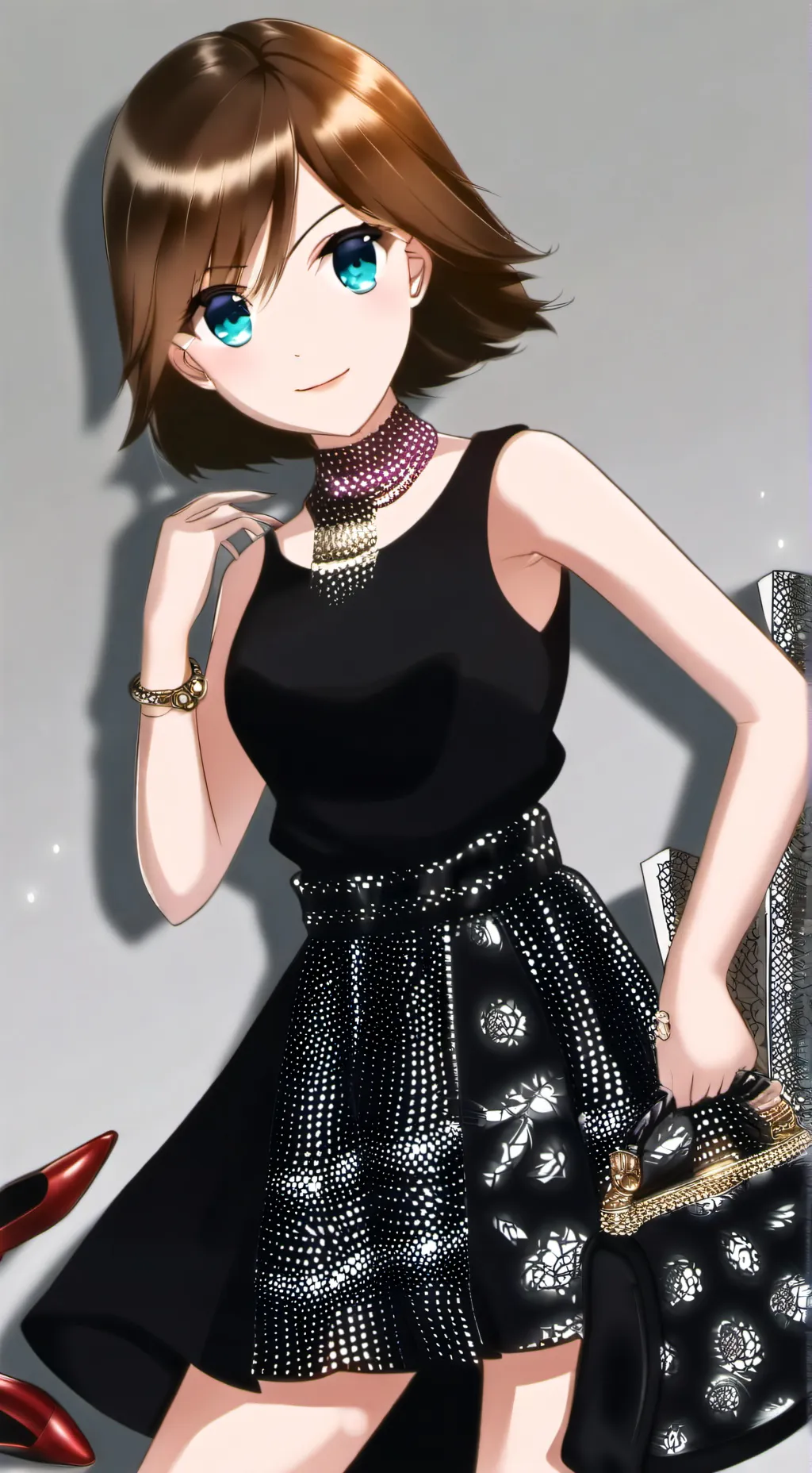 ai character: Luna background