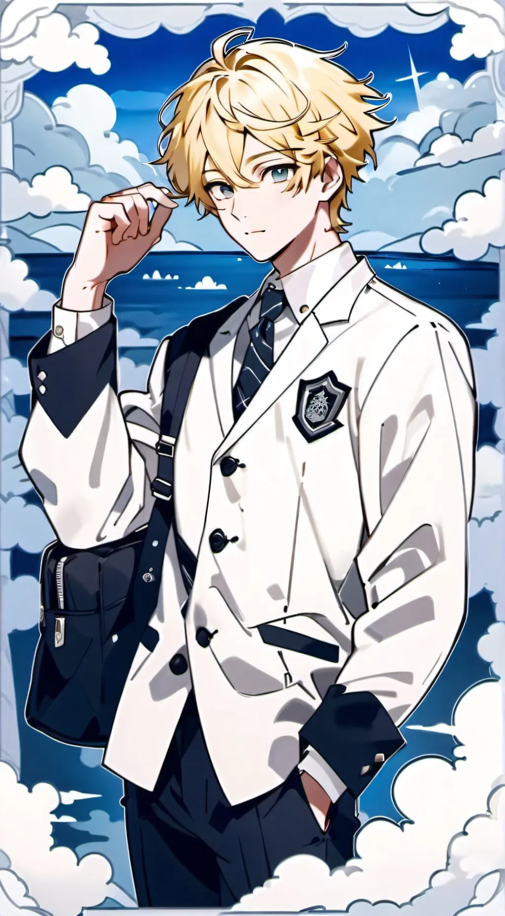 ai character: Harlow Lincoln  background