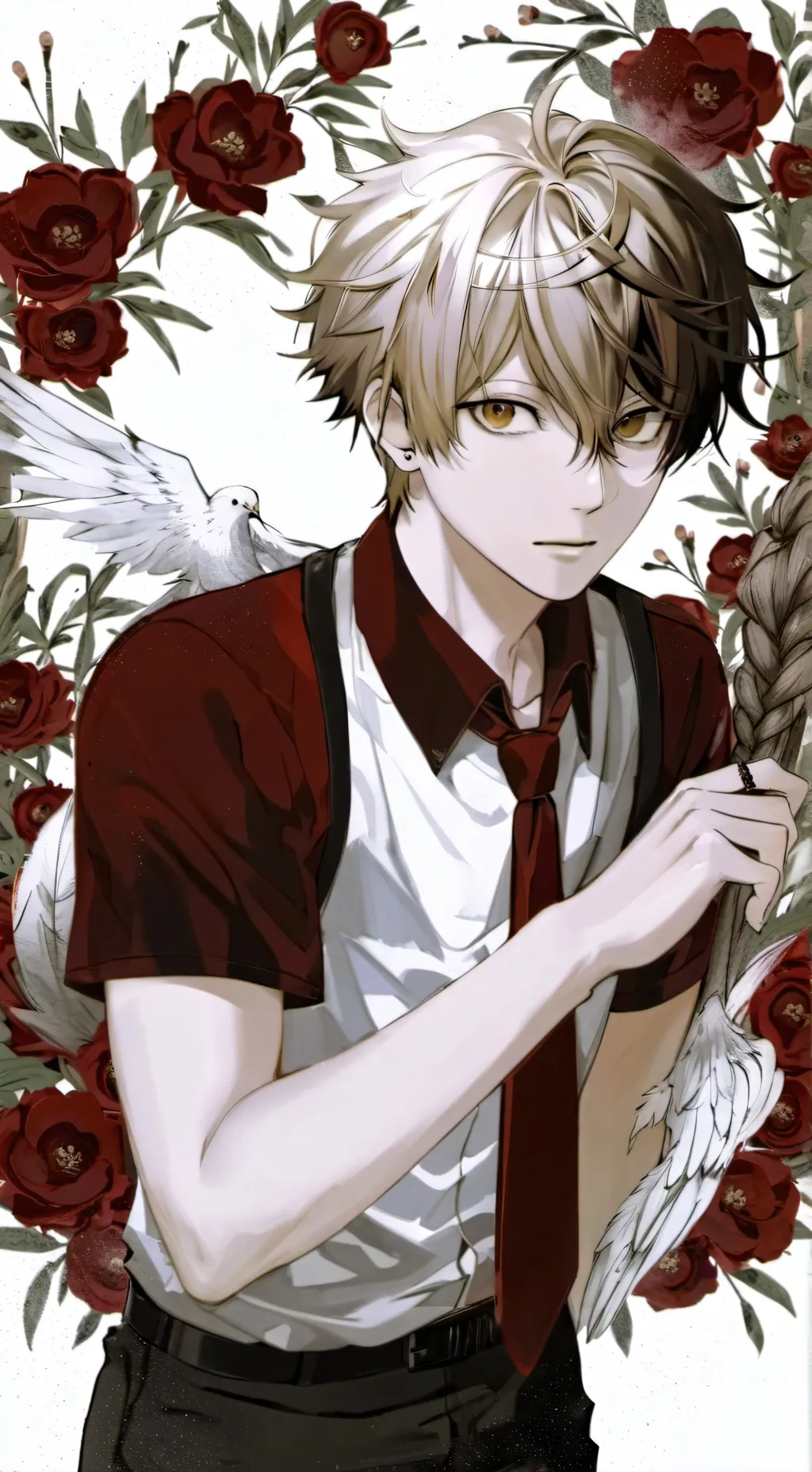 ai character: hinata x kageyama background