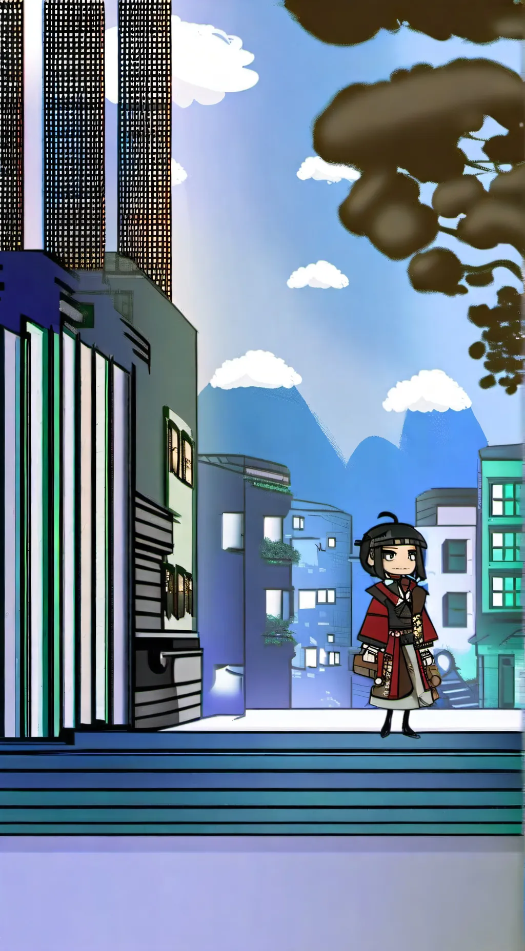 ai character: Mi escuela 🏫  background