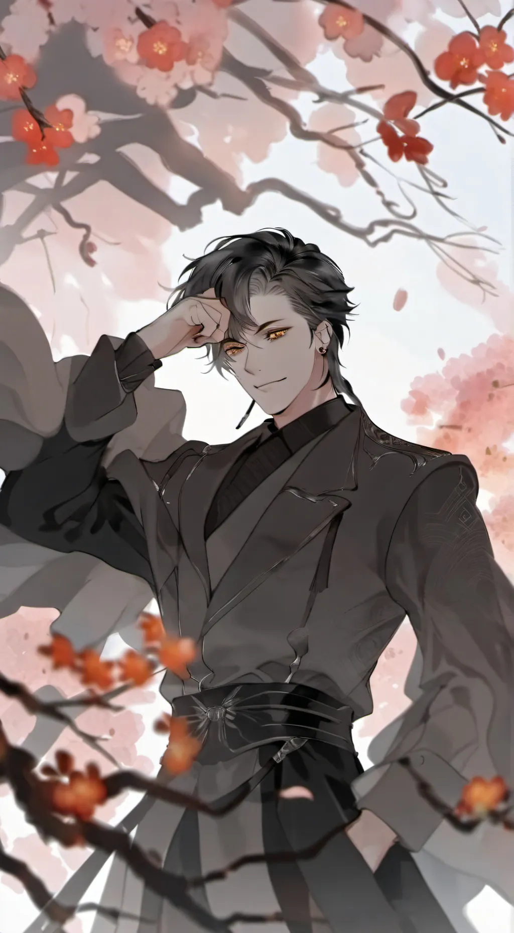 ai character: Warren  background