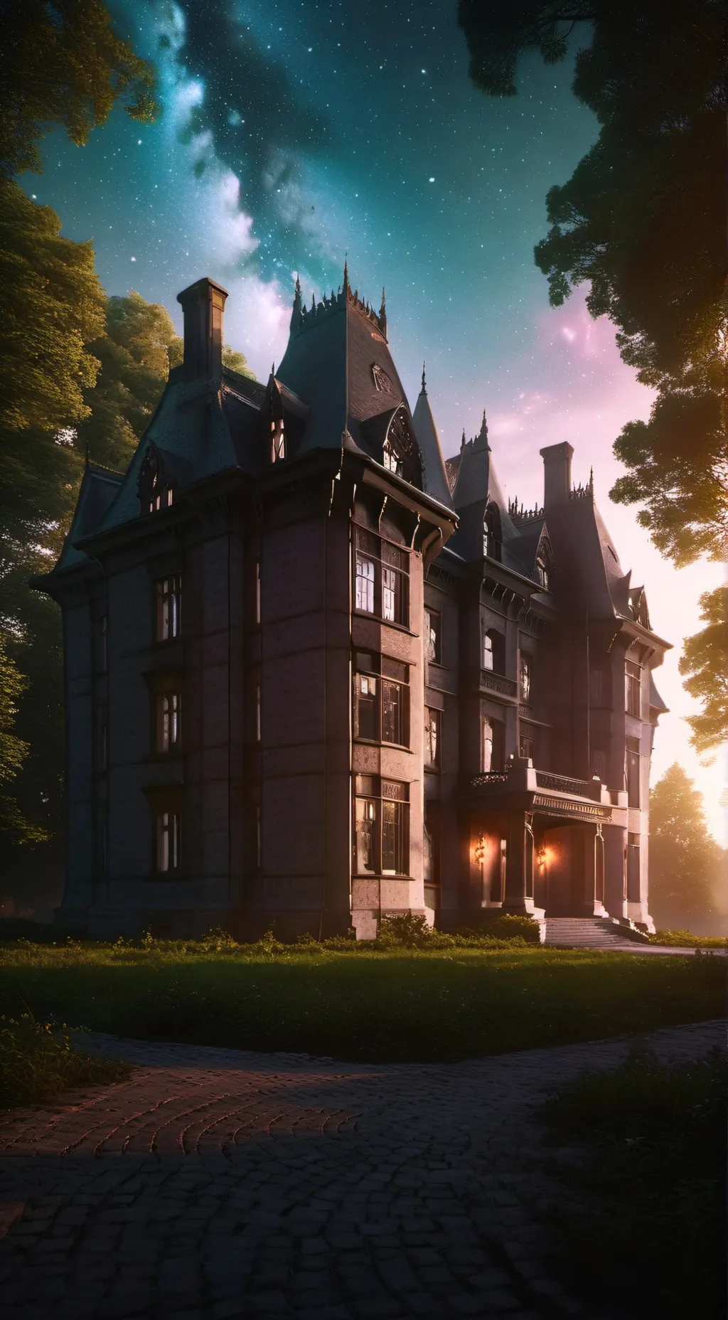 ai character: Malfoy manor background