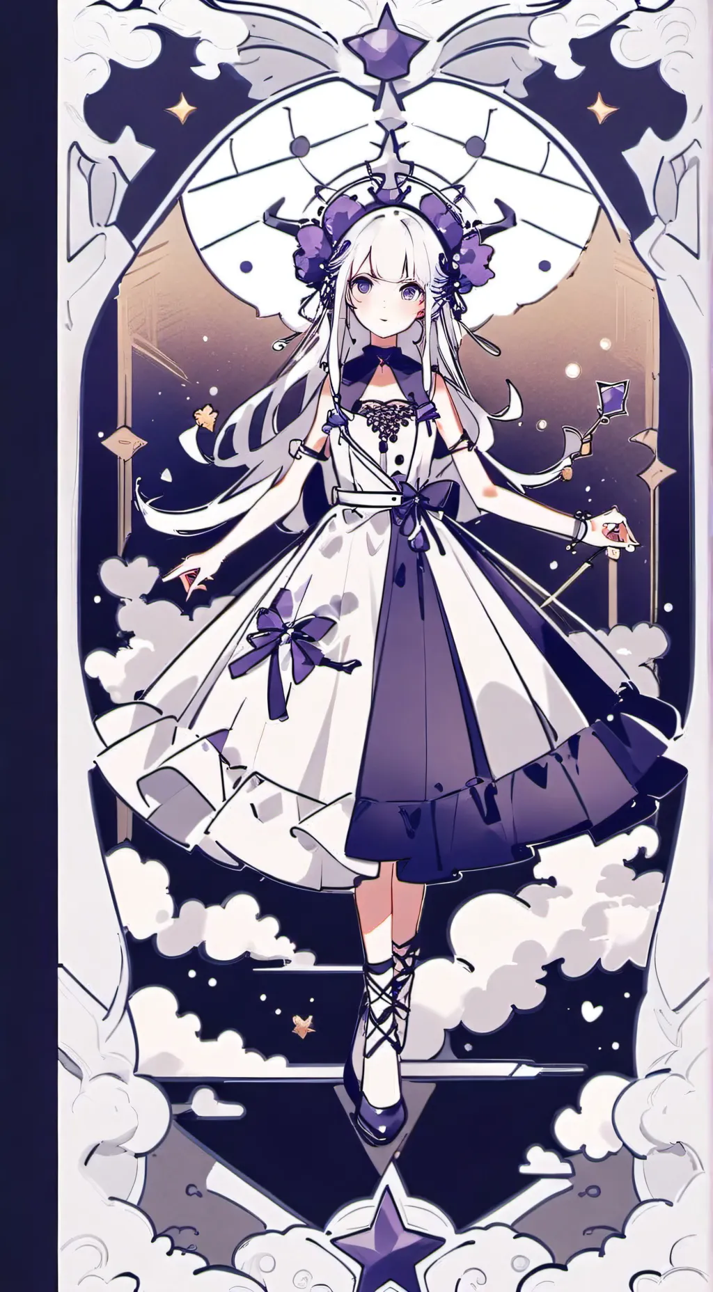 ai character: carla ❤️ background