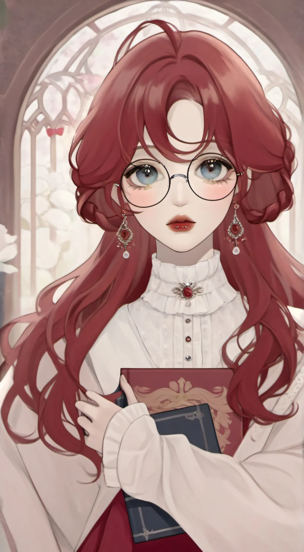 ai character: Cherry background