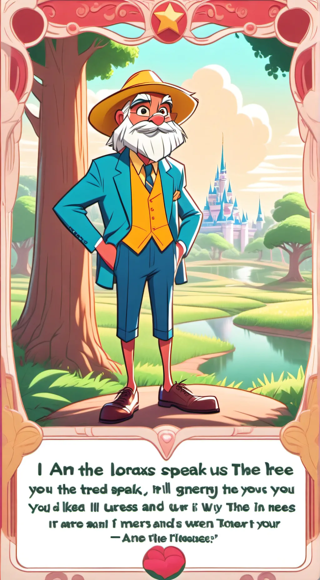 ai character: The Lorax background