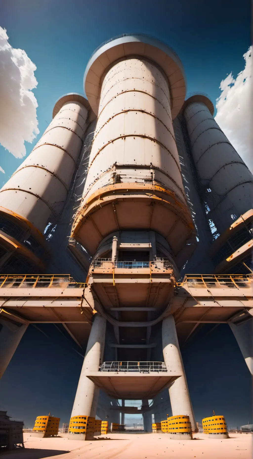 ai character: Nuclear Facility. background